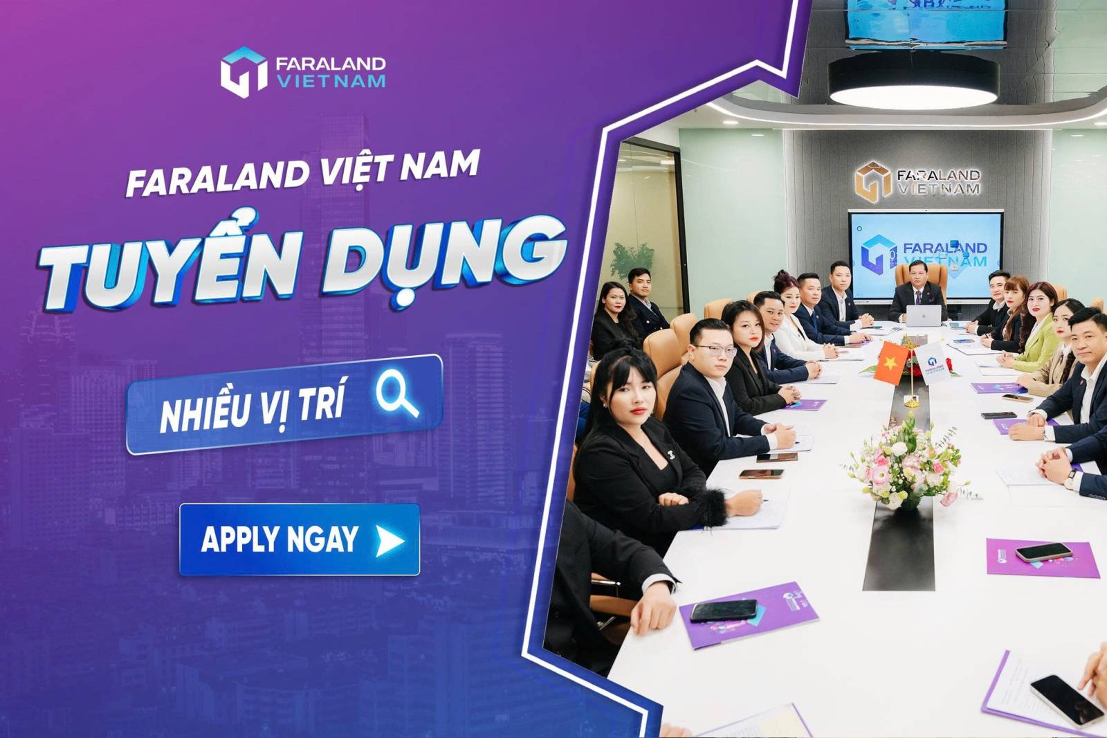 FARALAND VIỆT NAM TUYỂN DỤNG GIÁM ĐỐC - PHÓ GIÁM ĐỐC KINH DOANH