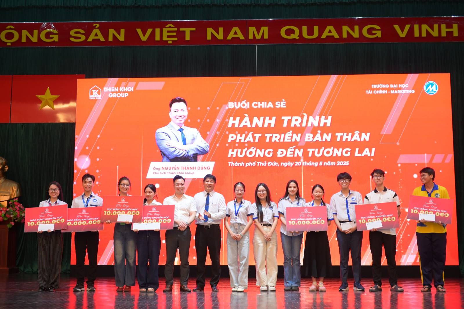 THIÊN KHÔI GROUP x UFM: KHƠI MỞ TƯ DUY CHO THẾ HỆ TRẺ