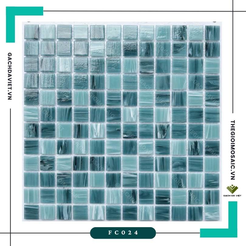 Gạch mosaic thủy tinh vân xà cừ KT 23x23 MSXC-FC024 (copy)