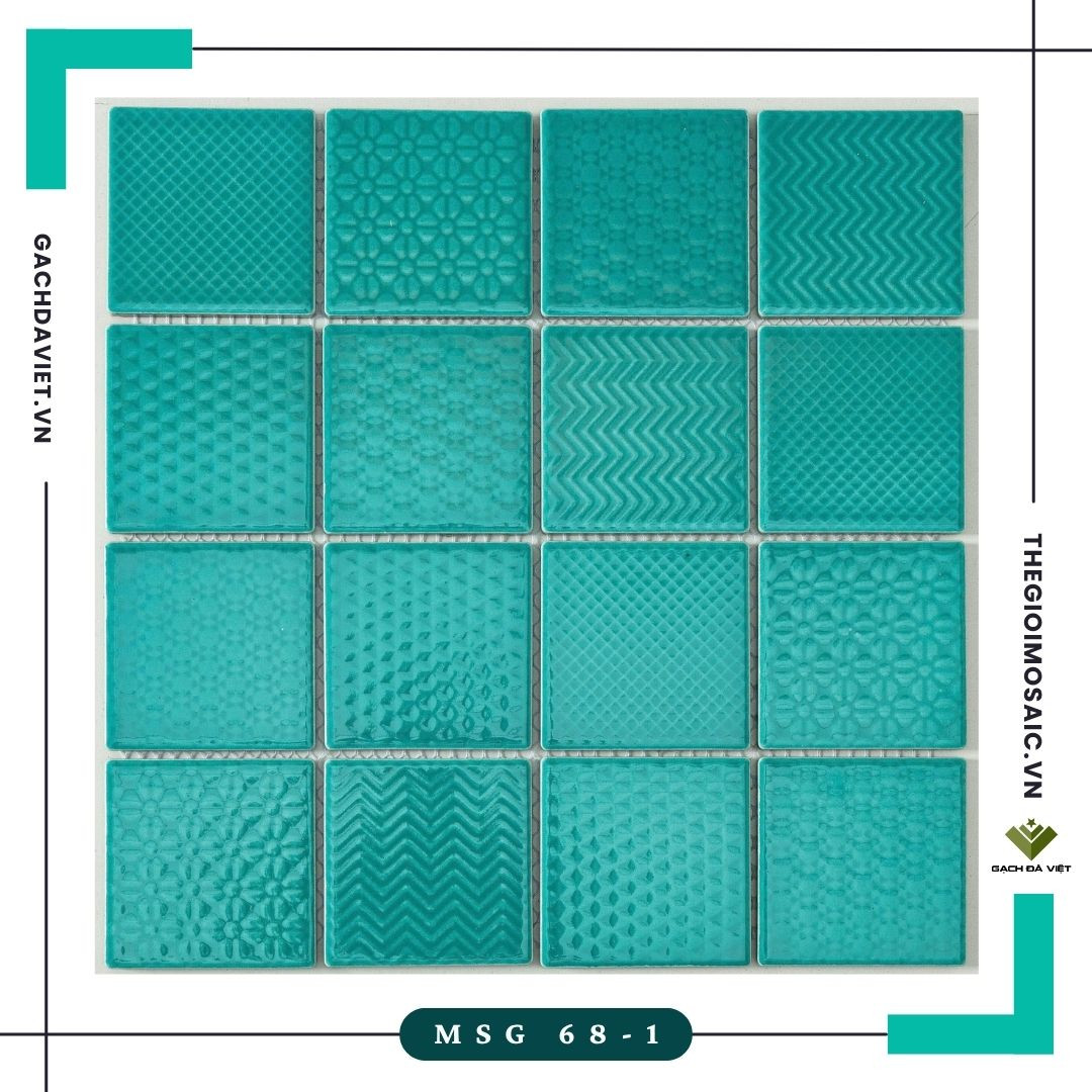 Gạch mosaic gốm lộc phát MSG 68-1
