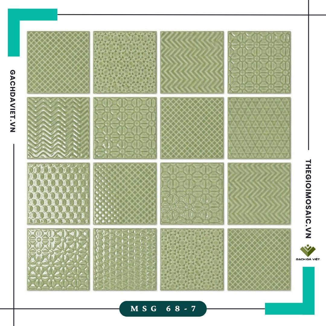 Gạch mosaic gốm lộc phát MSG 68-7