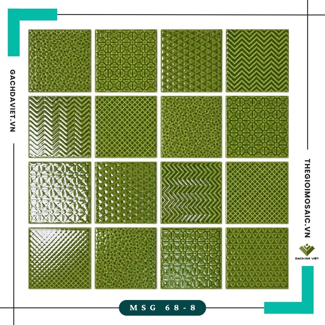 Gạch mosaic gốm lộc phát MSG 68-8