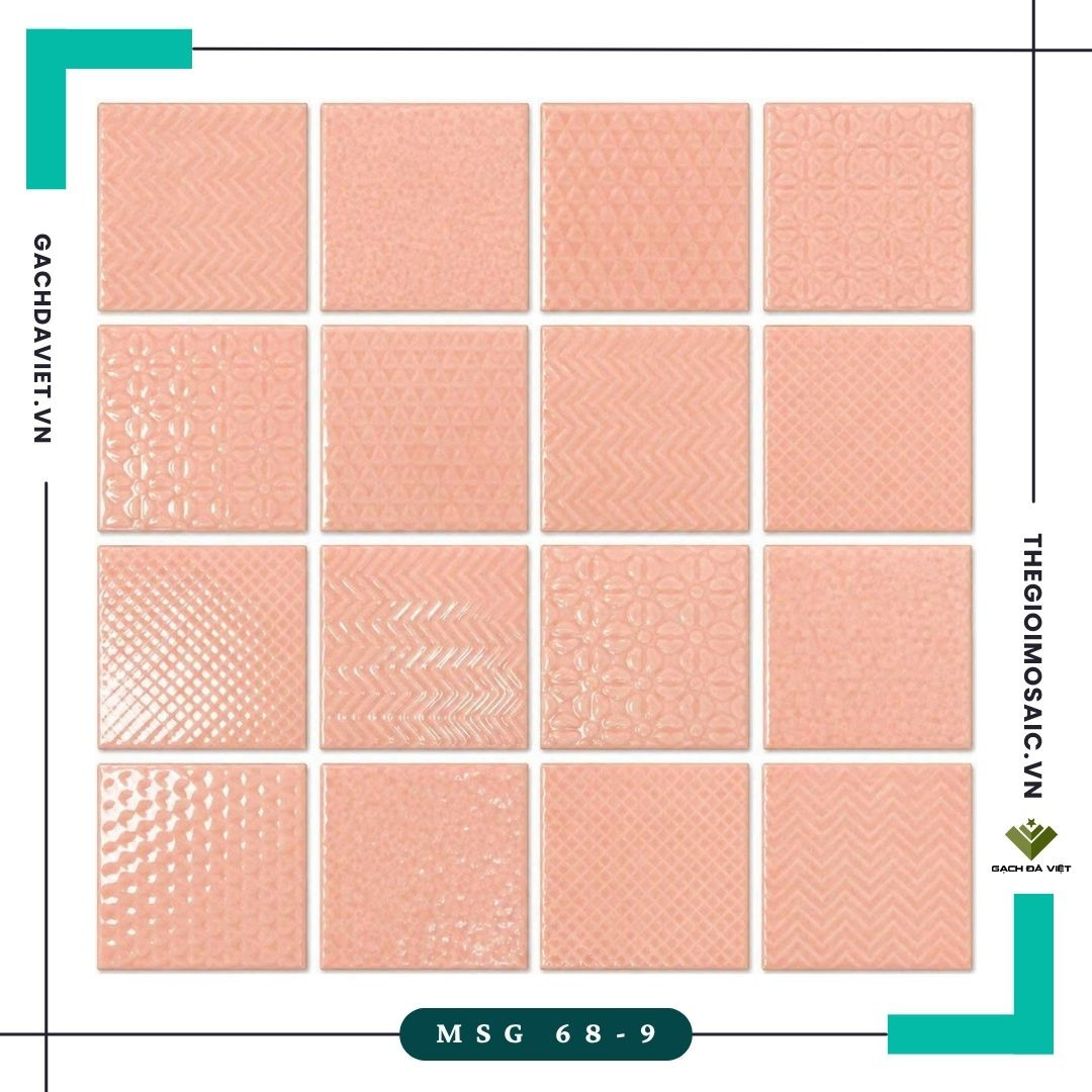 Gạch mosaic gốm lộc phát MSG 68-9