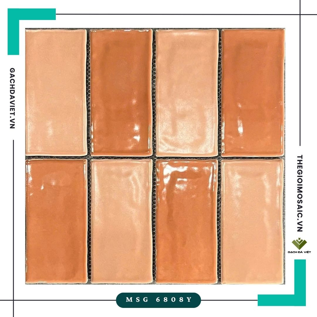 Gạch mosaic gốm sóng MSG 6808Y