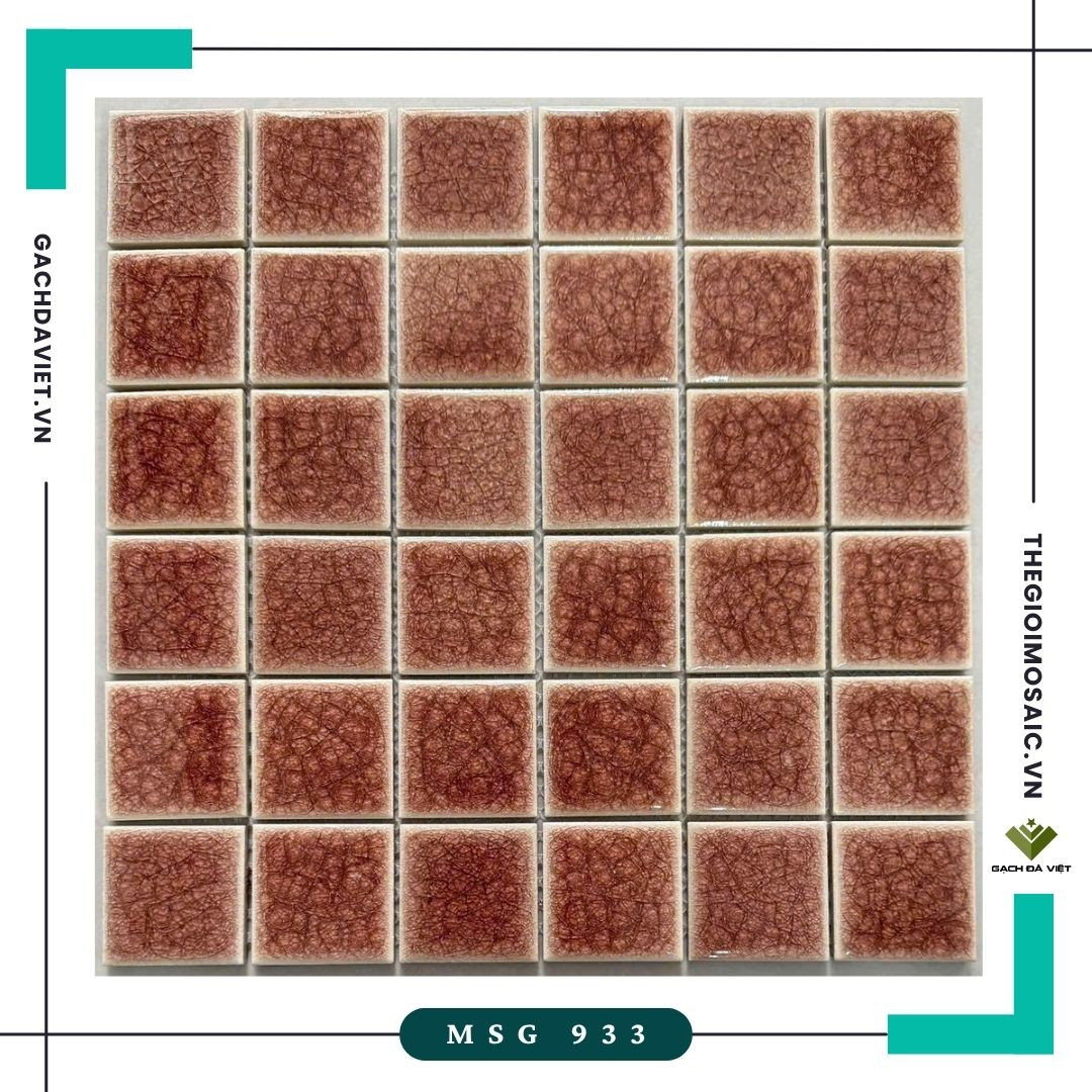 Gạch mosaic gốm men rạn KT 48x48 MSG-48933