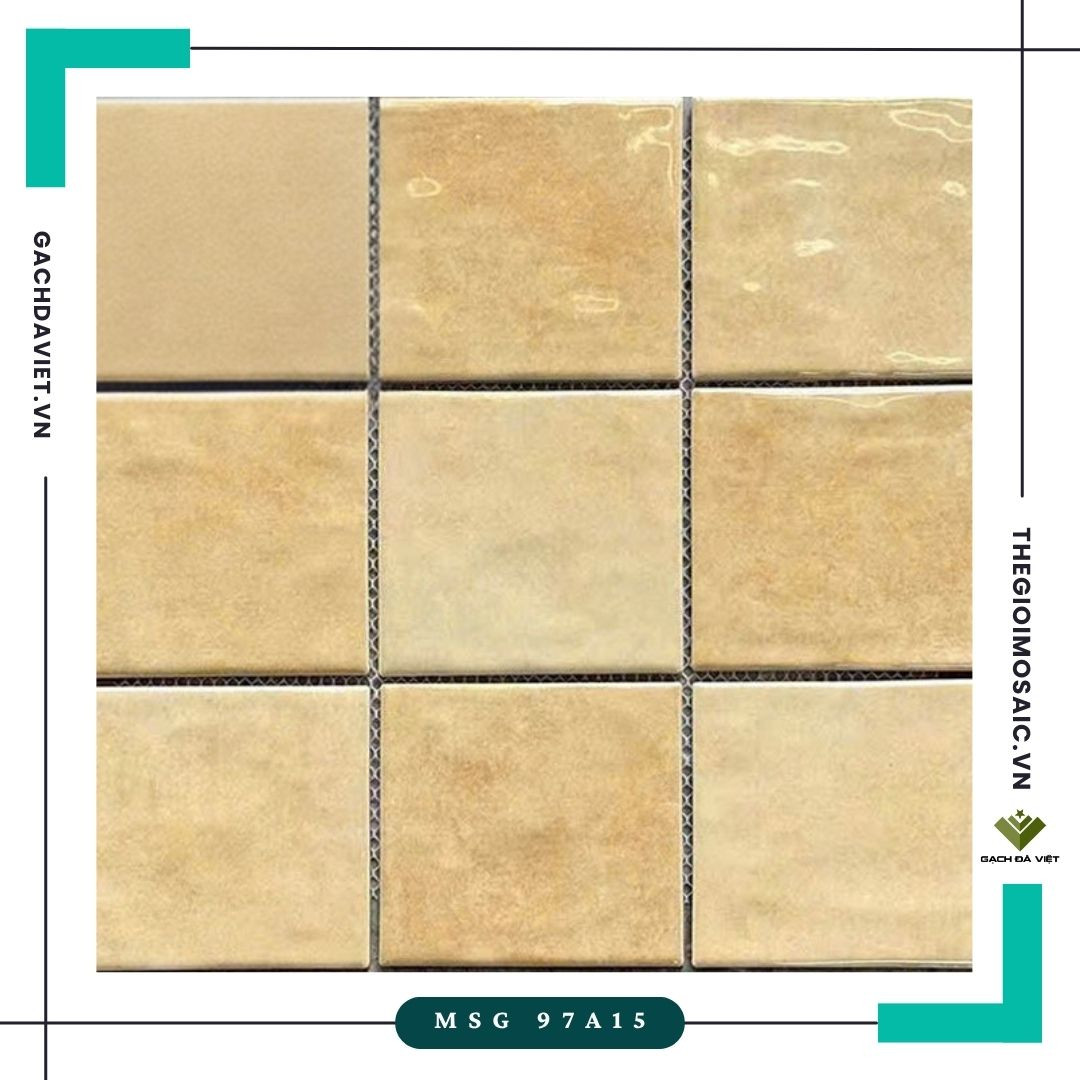 Gạch mosaic gốm vuông MSG 97A15