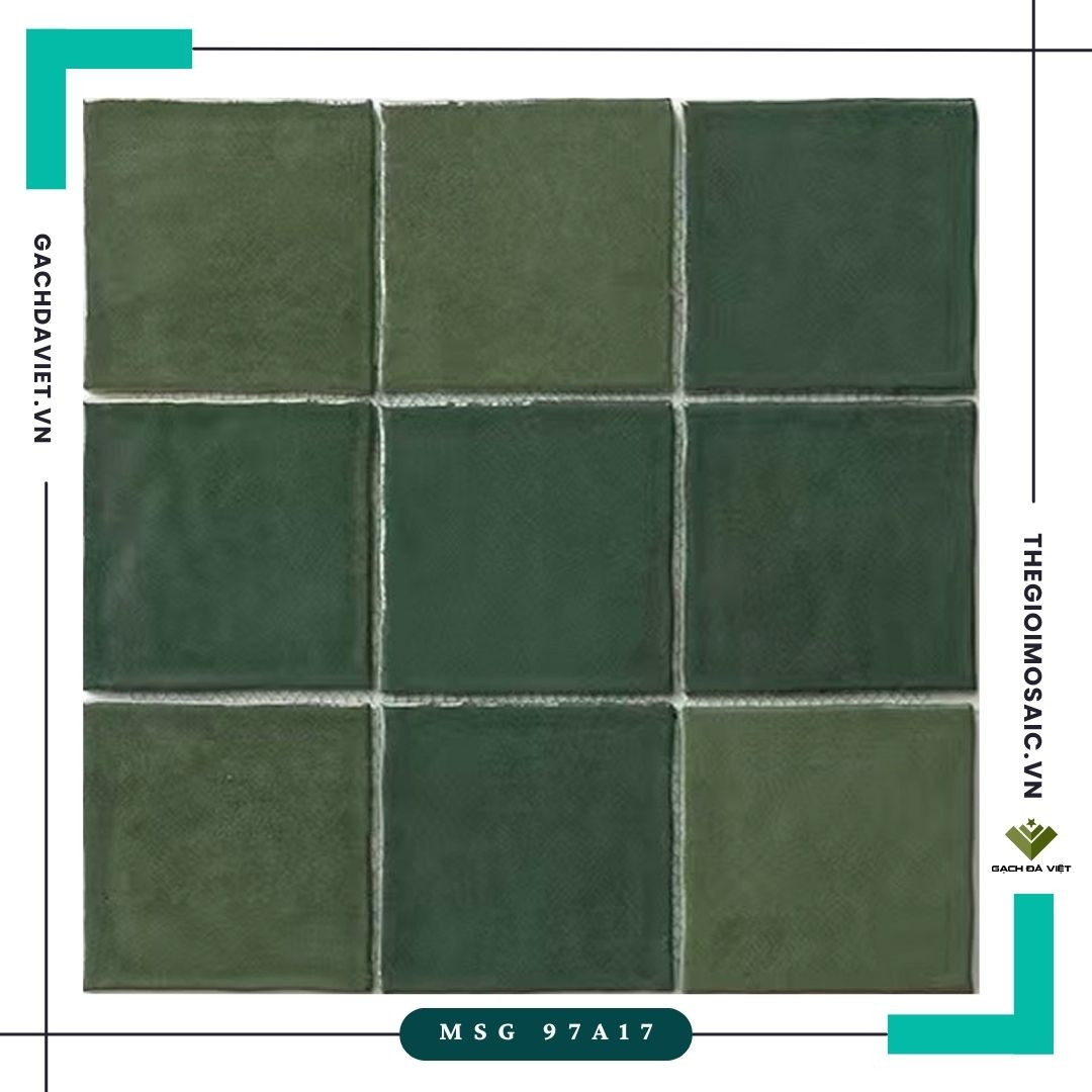 Gạch mosaic gốm vuông MSG 97A17