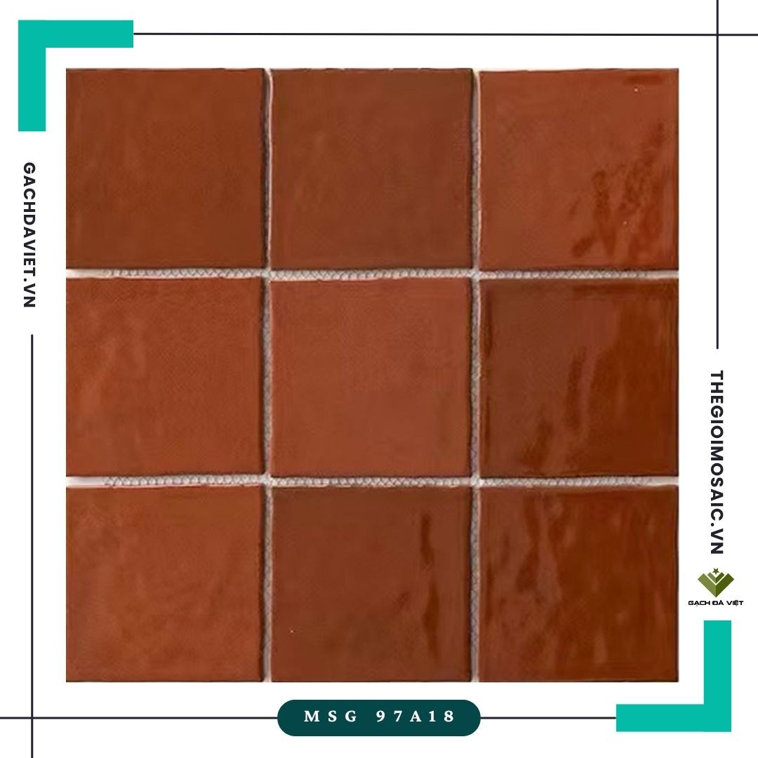 Gạch mosaic gốm vuông  MSG 97A18