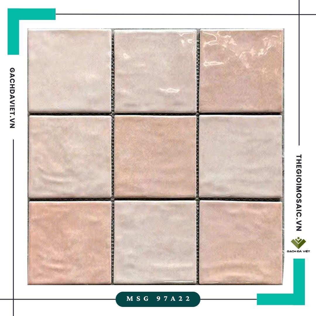 Gạch mosaic gốm vuông MSG 97A22