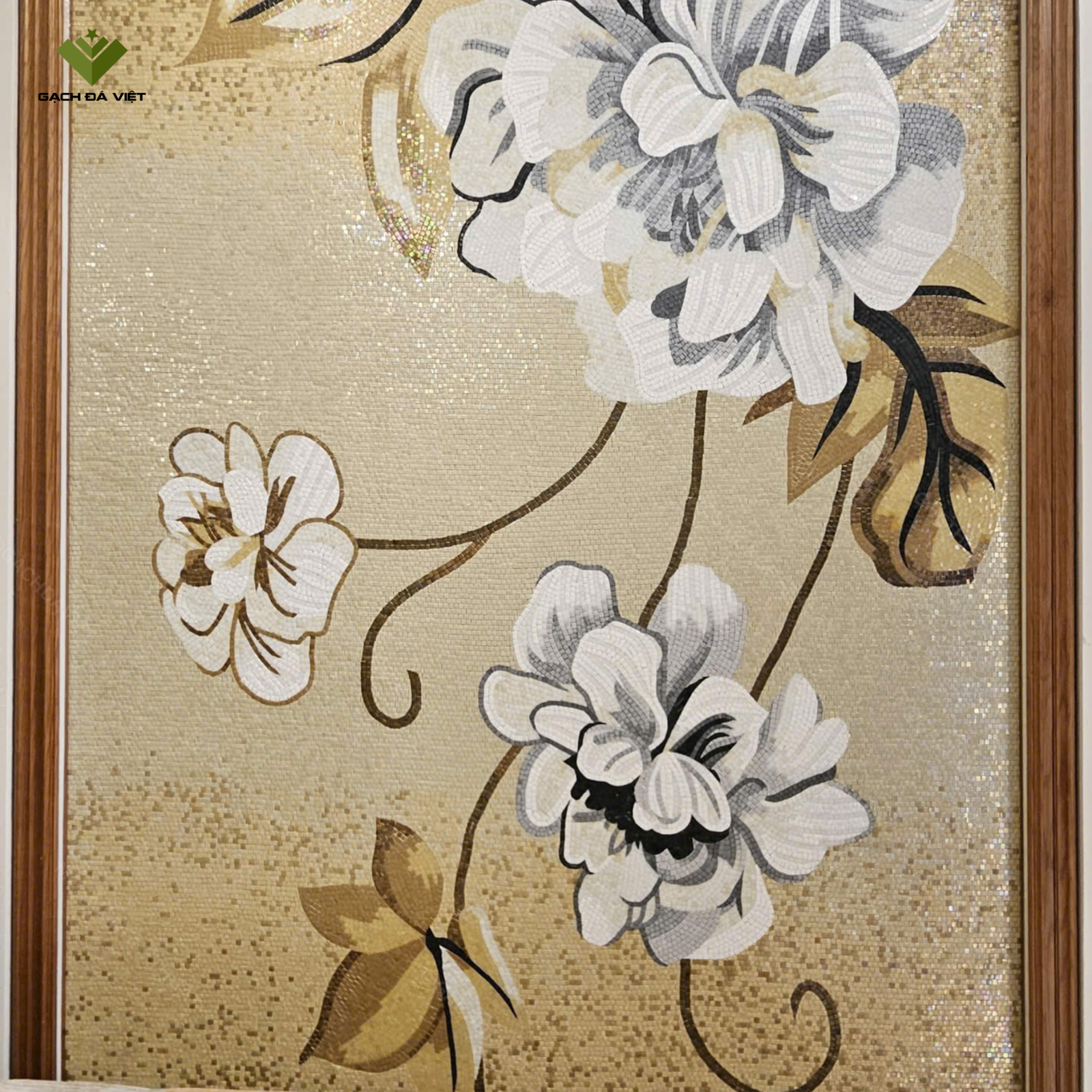 Tranh mosaic nghệ thuật hình hoa VTMSH-0089