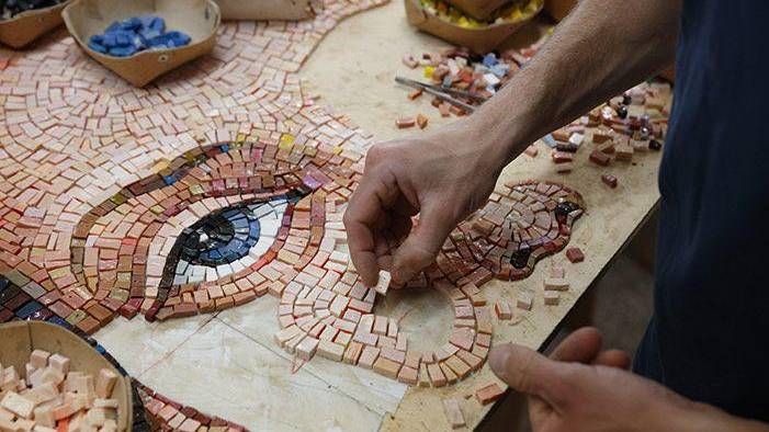 LỊCH SỬ RA ĐỜI CỦA NGHỆ THUẬT KHẢM MOSAIC