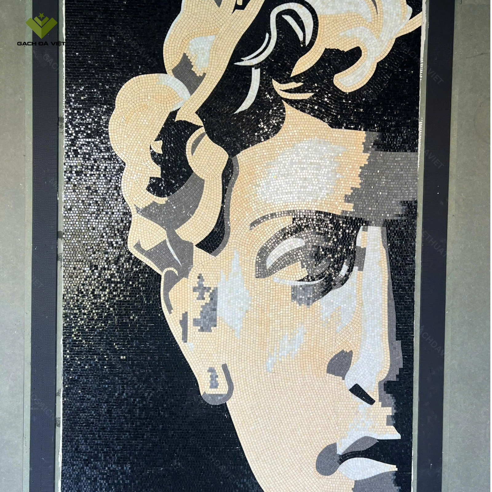 Tranh mosaic nghệ thuật hình Michelangelo's David VTMSD-3073