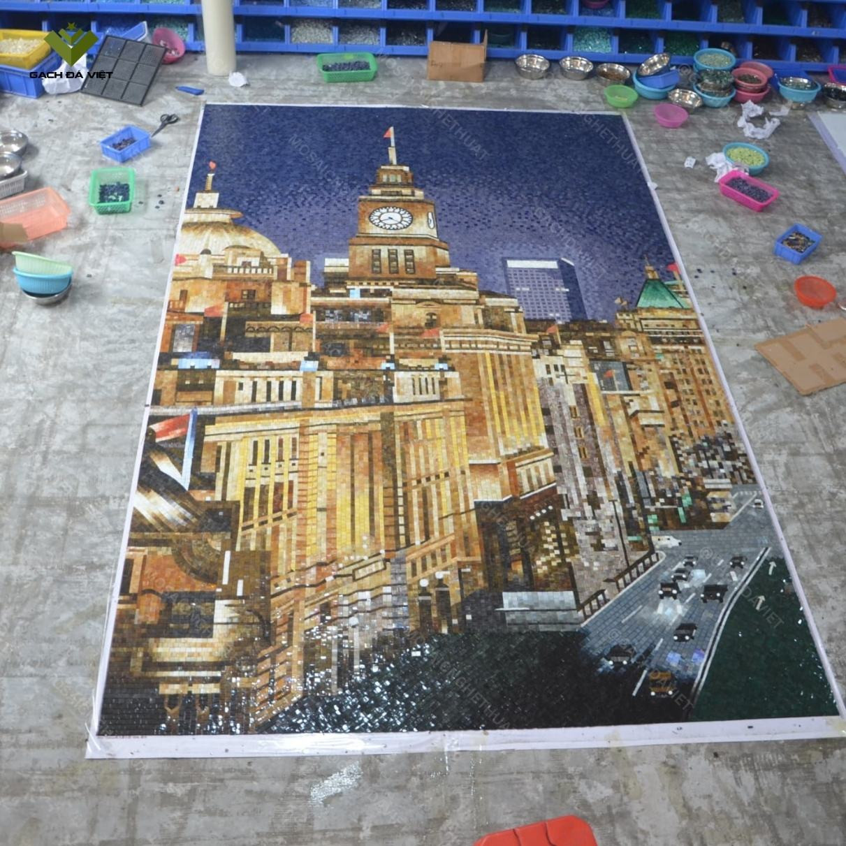 Tranh mosaic nghệ thuật VTMSPC-2040