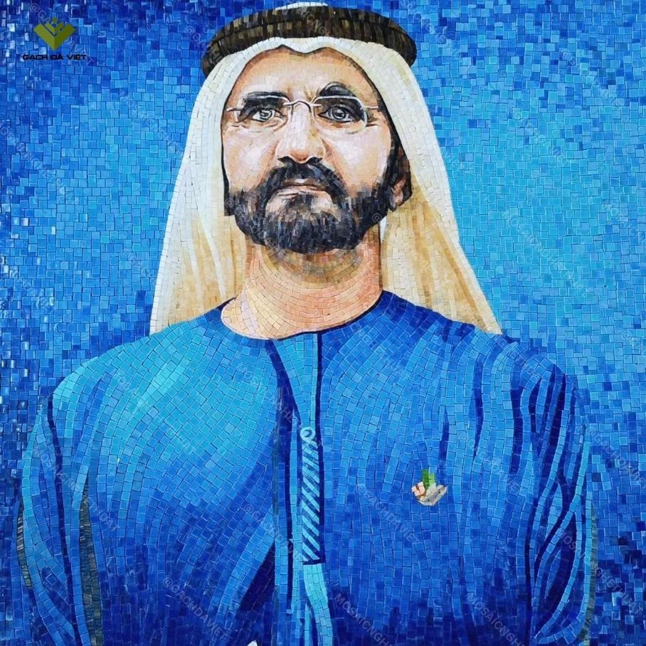 Tranh mosaic nghệ thuật chân dung VTMSD-3068
