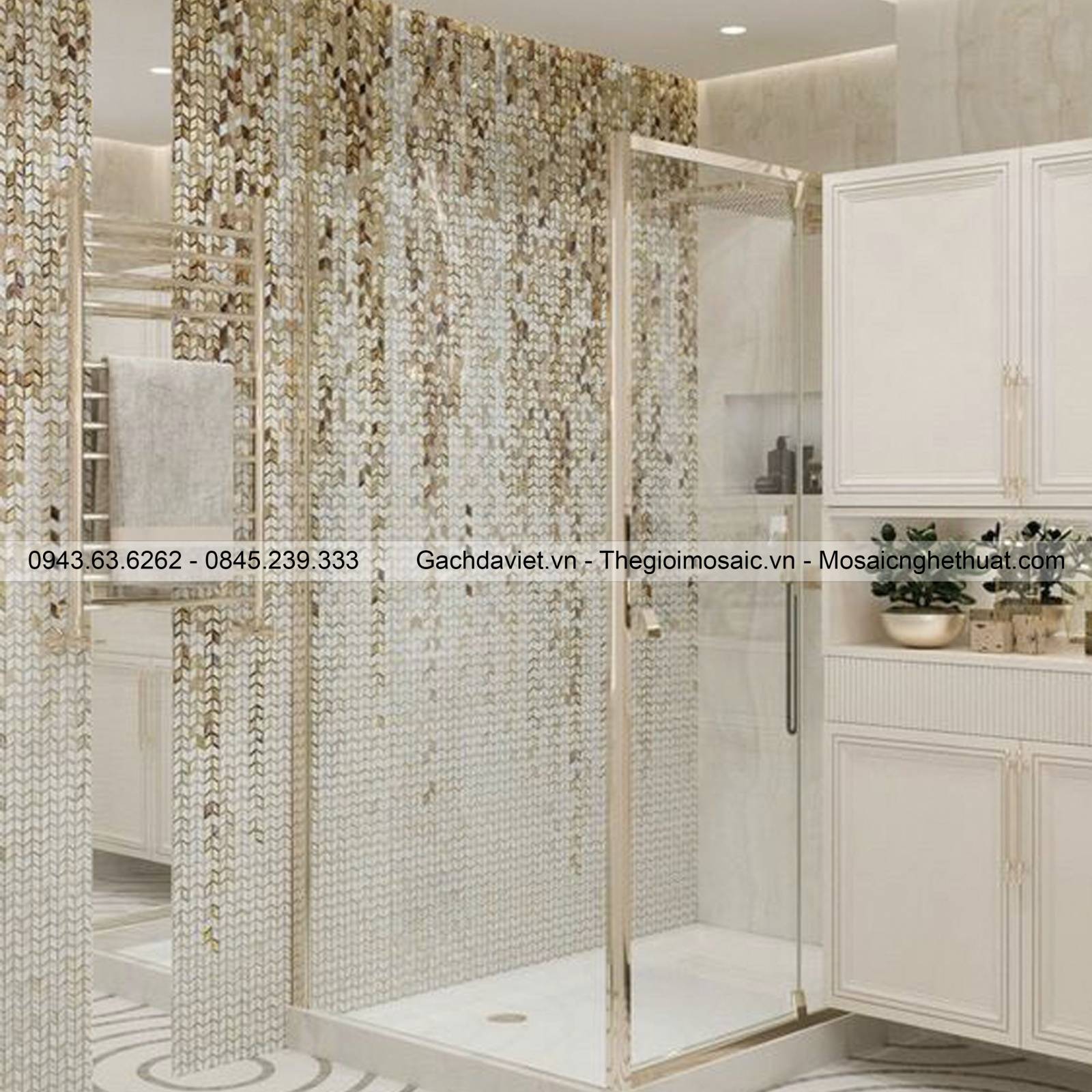 Tranh mosaic dải màu VTMSM-001