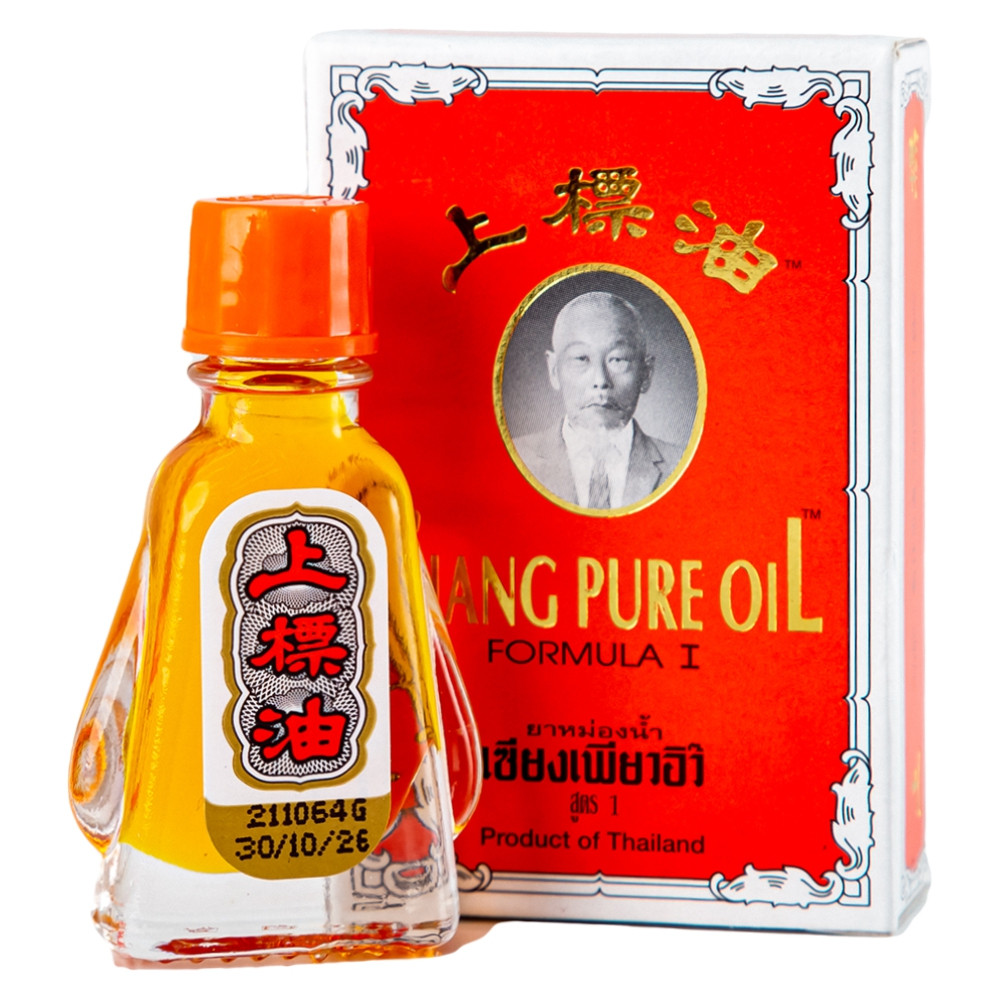 Dầu gió Thái Đỏ Siang Pure Oil 3ml (bé)