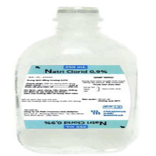 Muối Truyền Nacl 0,9% 250Ml Kabi _Bình Định (Kiện/30 Chai/250Ml)