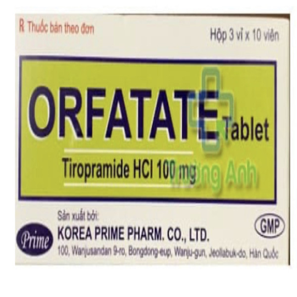 Orfatate 100Mg Hộp 3 Vỉ X10 Viên