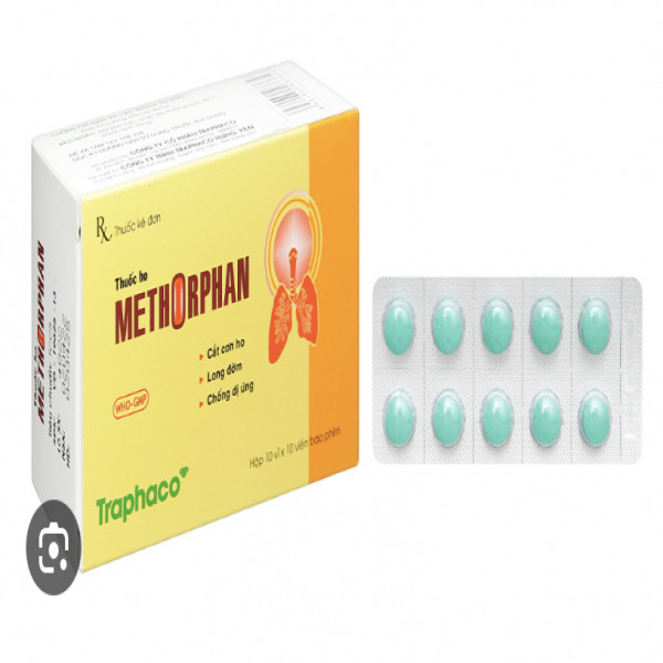 Methorphan Vỉ _Traphaco (H/100V) - Hộp To