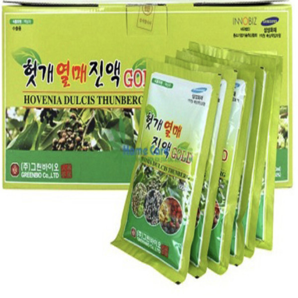 Bổ Gan,Giải Rượu Hovenia Hộp 30 Gói -Korea Gan 3 Vòng