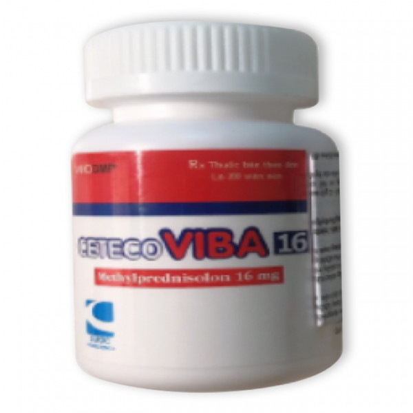 Ceteco Viba Methylprednisolon 16Mg Tw3(Lọ/200Viên)
