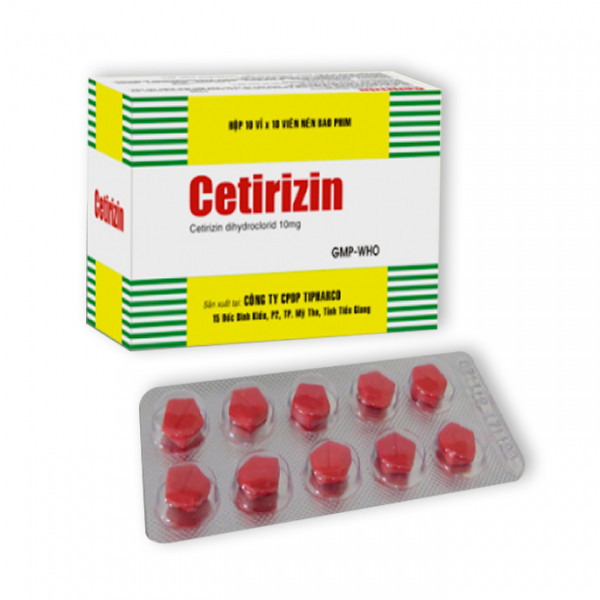 Cetirizin 10Mg Tipharco (H100V)