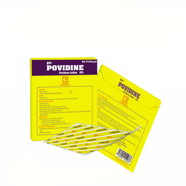 Gạc Povidine 10% Pharmedic (H/10M)