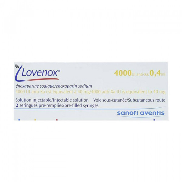 Lovenox 4000Ui Anti-Xa/0.4Ml Sanofi (H/2Bơm/2Ml)