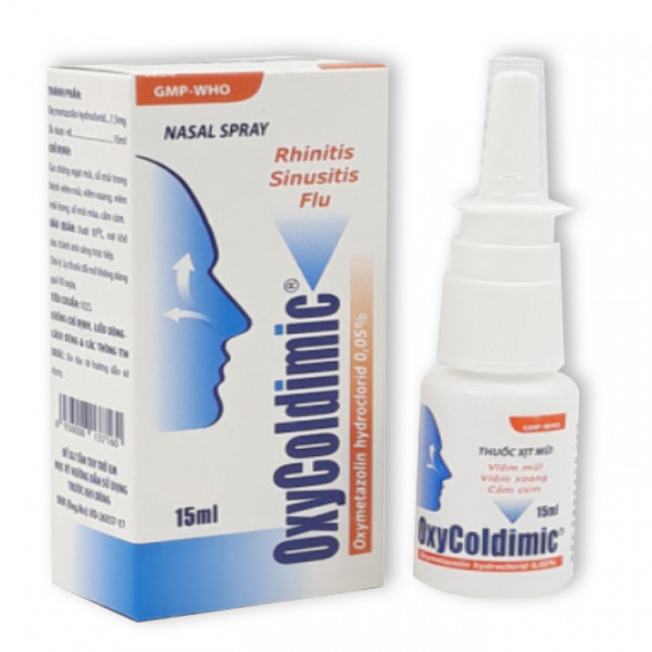 Oxycoldimic 0.05 Xịt (bán cọc 10Lọ/15Ml)