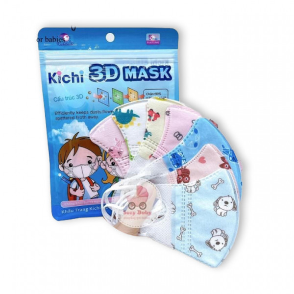 Khẩu Trang Trẻ Em Kichi 3D Mask (G/5C)
