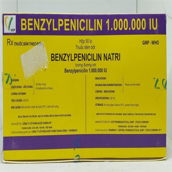 Penicillin 1.000.000Iu Vcp (H/50Ống)·