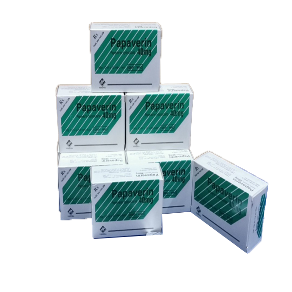 Papaverin 40Mg Vidipha (H/100V) - Hộp To