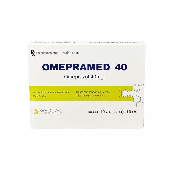 Omepramed 40Mg Tiêm _Medlac (H/10Lọ/40Mg)