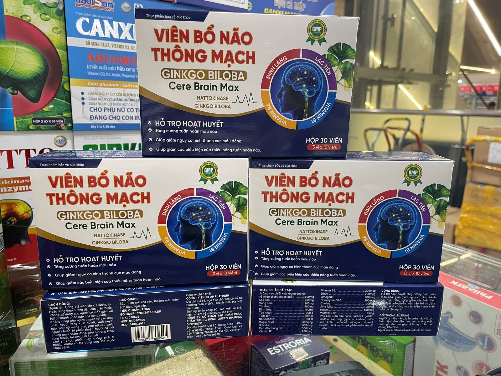 Viên Bổ Não Thông Mạch 3 Vi * 10 Viên