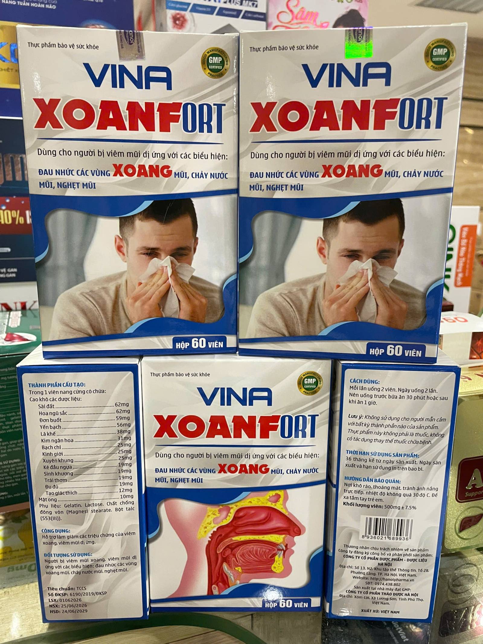 Vina Xoang Hộp 60 Viên K/76 H