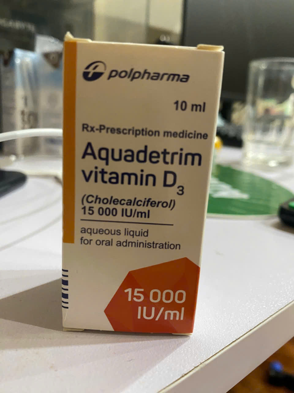 Aquadetrim Vitamin D3 (Lọ 10Ml) (Ngoại) mẫu mới, date 2/2027