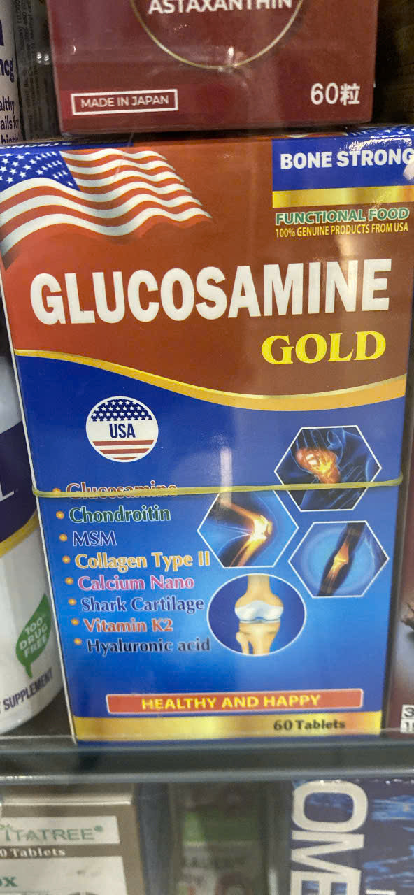Glucosamine Gold (L/60v) Nhập Khẩu Mỹ