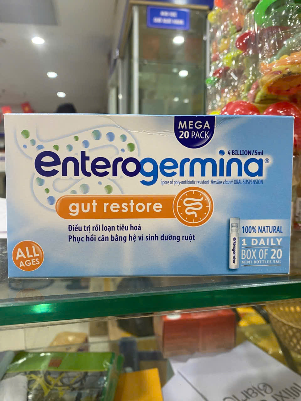 Men Enterogermina 4 Tỷ _ Pháp (H20 Ống5Ml)