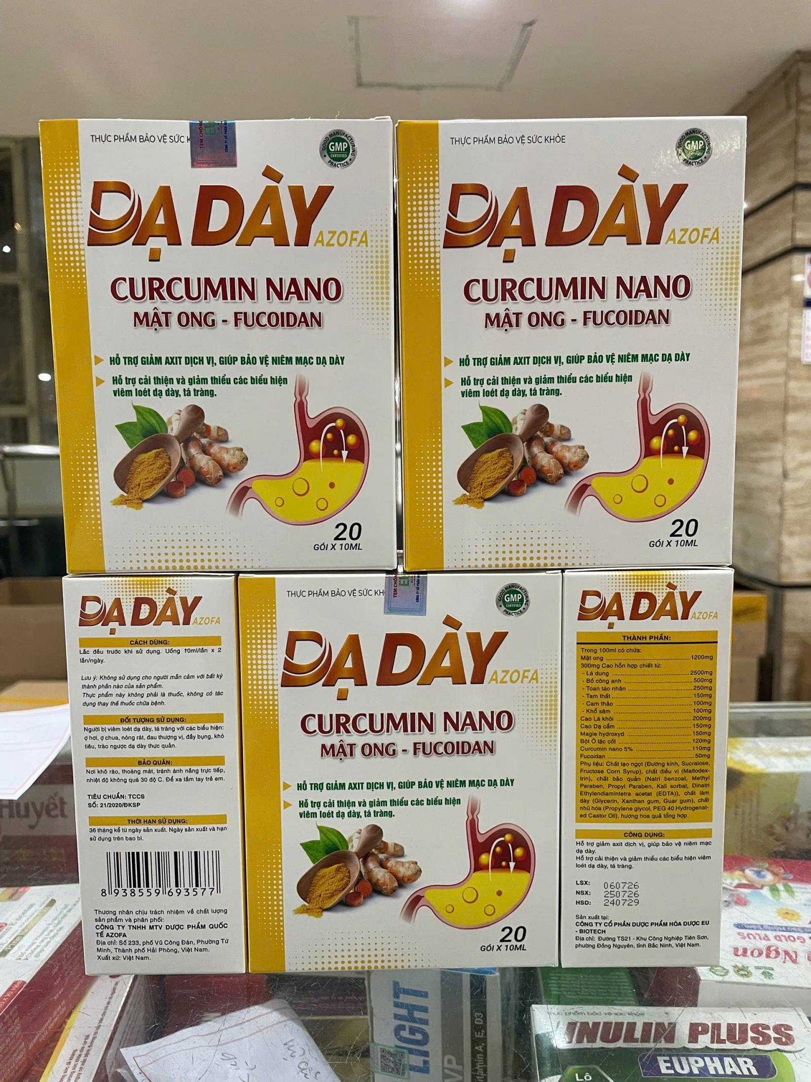 Dạ Dày Cucumin Nano (H/20gói)