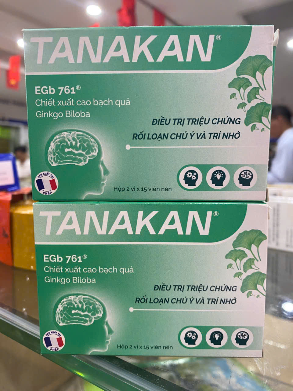 Tanakan 40Mg Ipsen _Pháp (H/30V) mẫu mới