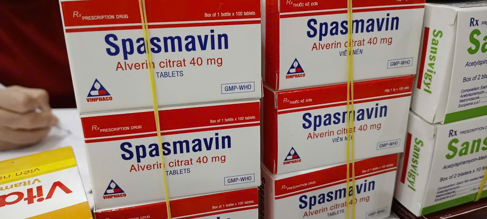 Spasmavin 40mg (H/100v)Vĩnh Phúc