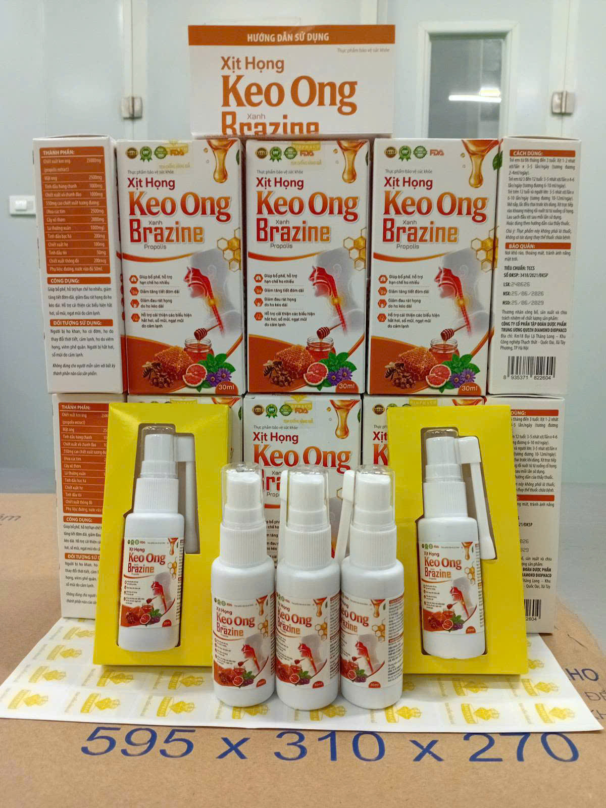 Xịt Họng Keo Ong (L/30ml) mẫu mới