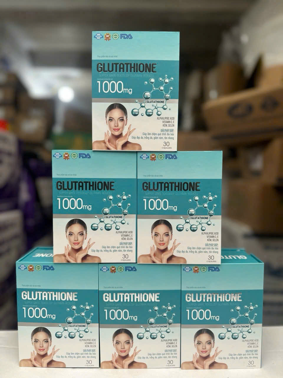 Glutathione 1000 xanh (H/30v)