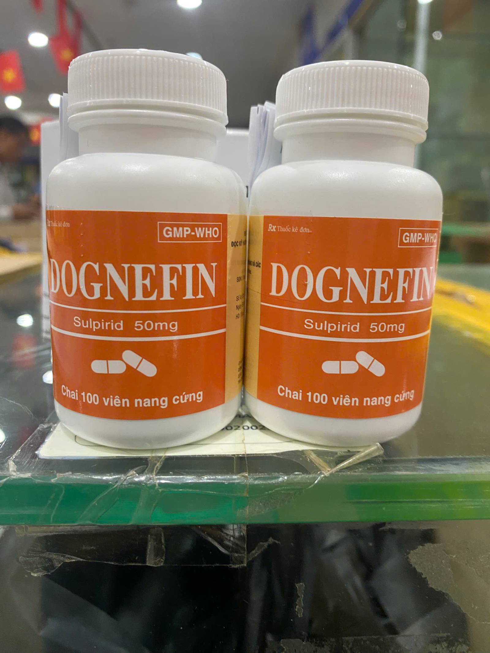 Dognefin (sulpirid 50mg) (Lọ 100 viên)