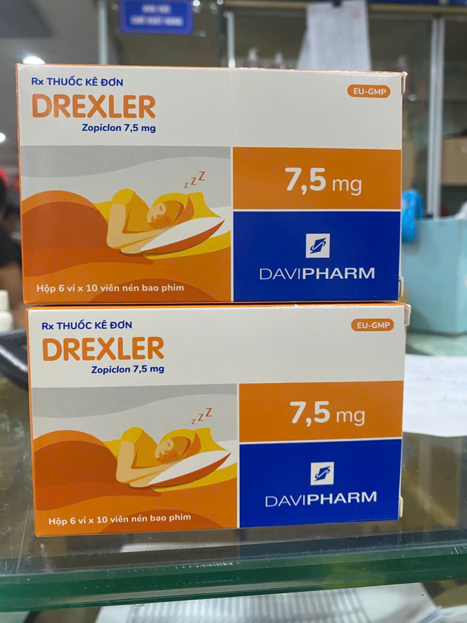 Drexler Zopiclon 7.5Mg (H60V) mẫu mới