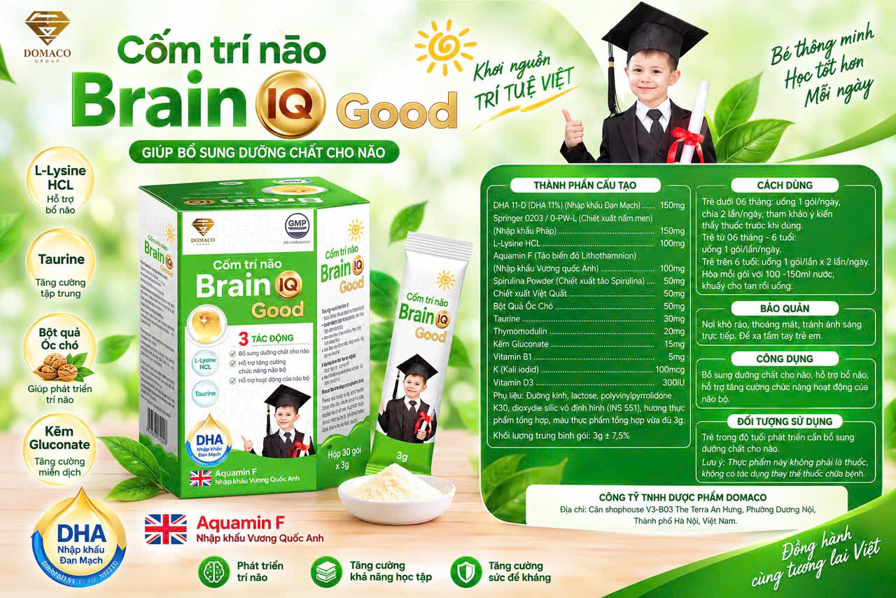 Cốm Trí Não Brain Good (H/20 gói)