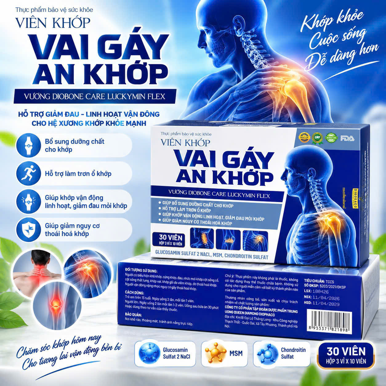 Vai Gáy An Khớp (H/ 30v) Dio K147H