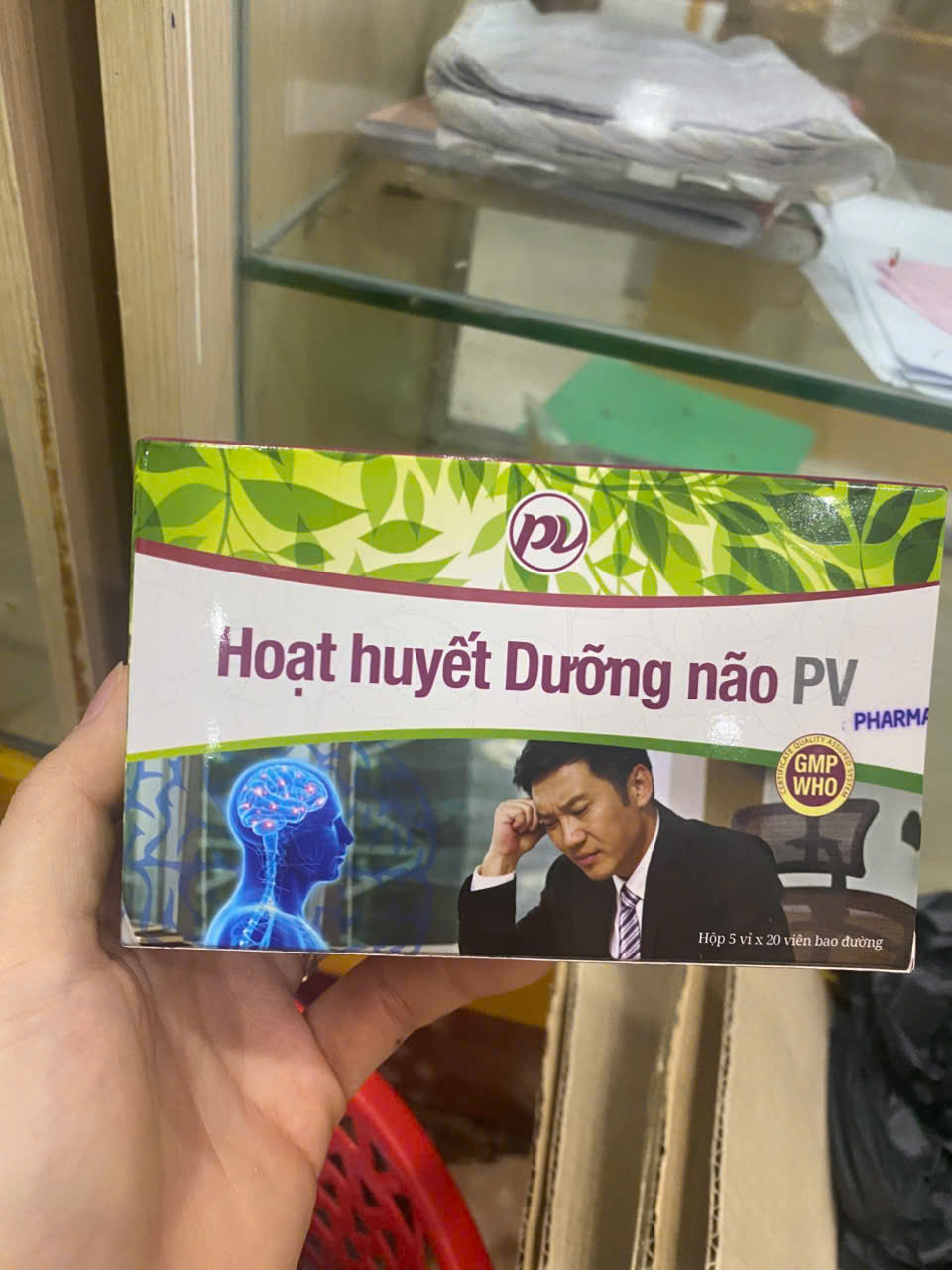 Hoạt Huyết Dưỡng Não _Phúc Vinh (Bé) (H/100V) Nén Bao Đường, mẫu mới