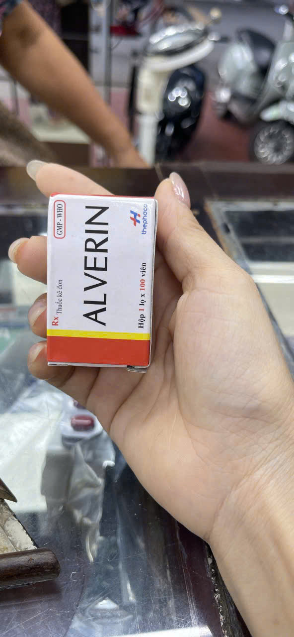 Alverin 40Mg Thanh Hóa (Lọ 100 Viên)
