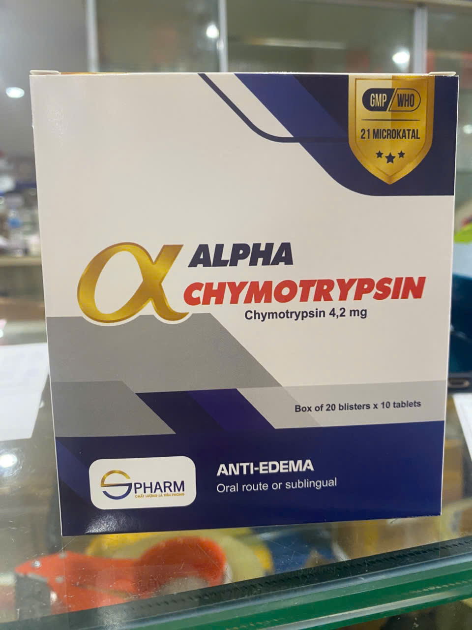 AlphaChymostrypsin Sóc Trăng Thuốc ( 20 Vỉ X 10 Viên)